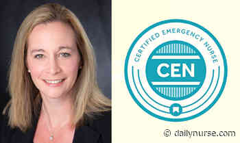 Heidi Cote Wins BCEN 2021 Top Certified Emergency Nurse Award - DailyNurse