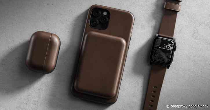 Nomad brings Horween leather stylings to Apple’s new MagSafe Battery Pack
