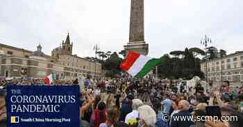 Thousands in Italy protest against tougher coronavirus regulations - South China Morning Post