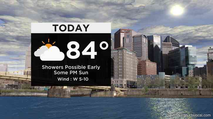 Pittsburgh Weather: Possible Rain Today, Hot Stretch Of Days Ahead
