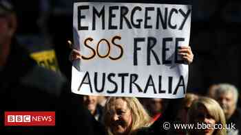 Australia Covid: Anti-lockdown protesters condemned