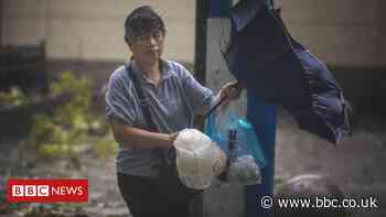 Typhoon sweeps into eastern China after flooding chaos
