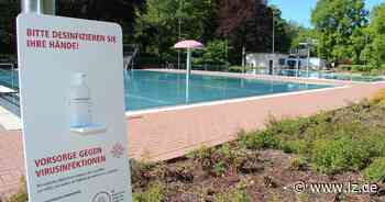 Saisonstart im Blomberger Freibad mit angezogener Handbremse - Lippische Landes-Zeitung