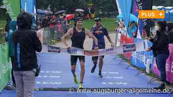 Gögginger Maximilian Lippert gewinnt den Augsburger Kuhsee-Triathlon