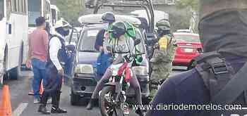 Despliegan operativo de seguridad en límites de Cuernavaca con Temixco y Tepoztlán - Diario de Morelos