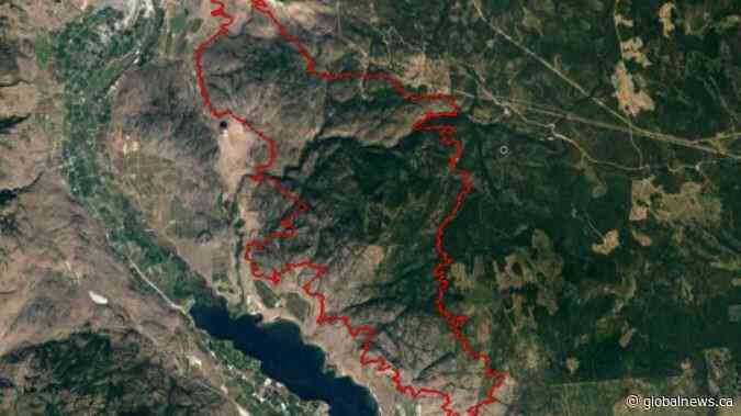 Nk’Mip Creek wildfire near Osoyoos now at 6,800 hectares; 1 home lost - Global News