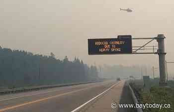 Forest fires promp air quality alert