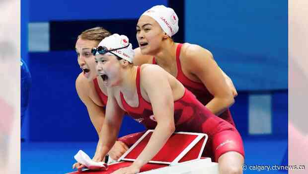Red Deer, Alta. relay swimmer takes silver in Tokyo