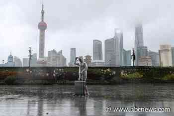 Tens of thousands evacuated as typhoon In-fa makes landfall in eastern China