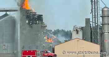 Grain elevator in Clinton, Minn., burns: 'Our community could use some prayers right now'