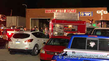 Firefighters Battle Blaze At Lower Burrell Auto Repair Shop