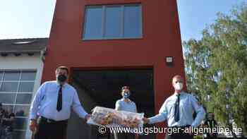 Der "rote Klotz" von Wullenstetten dient der Sicherheit der ganzen Stadt