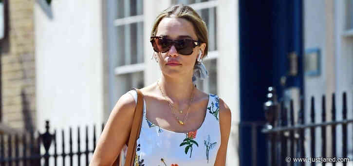Emilia Clarke Wears Cute Summer Outfit While Walking Her Dog in London