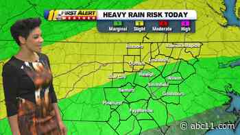 NC weather: Storms return Monday, possibly with damaging wind