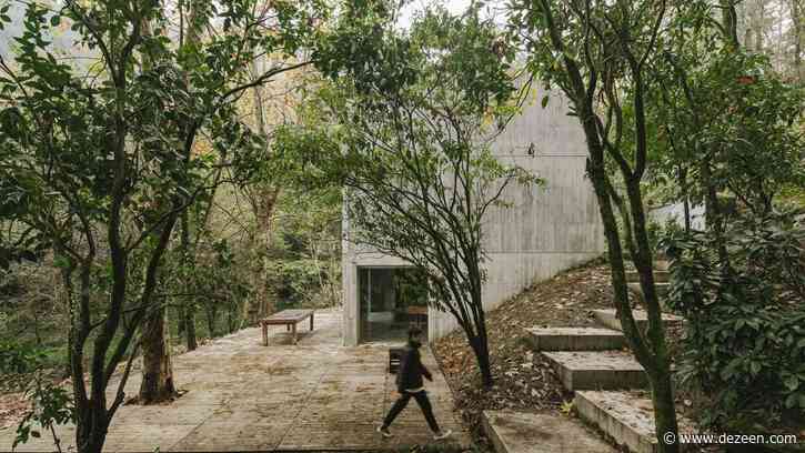 Carvalho Araújo completes monolithic concrete house in a Portuguese forest