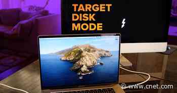 Apple's Target Disk Mode: How to turn a Mac into an external hard drive video     - CNET