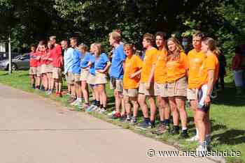 Chiro sluit kamp af met slotformatie in thuisstad