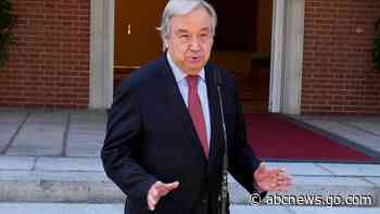 UN chief: World hunger worsened by climate change, conflict