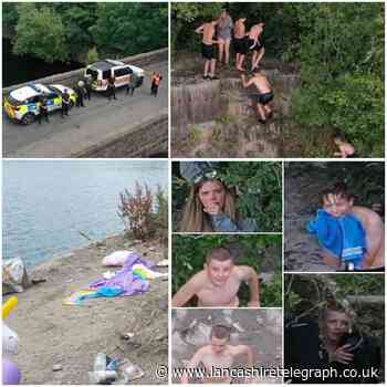 Another water warning after kids hop through private gardens to swim in quarry