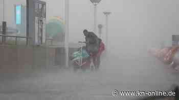 Gewitter mit Starkregen in Travemünde: Straßen und Keller unter Wasser