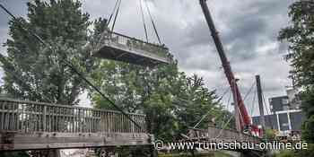 Bauwerk wird abgebrochen: Die Henley-Brücke verschwindet aus Leichlingens Stadtbild - Kölnische Rundschau