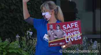 Community First Medical Center Nurses Hold One-Day Strike - CBS Chicago
