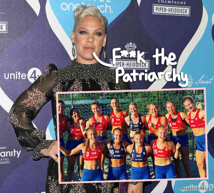 Pink Condemns 'Very Sexist' Women’s Beach Handball Bikini Rules -- And Offers To Pay Team's Fines!