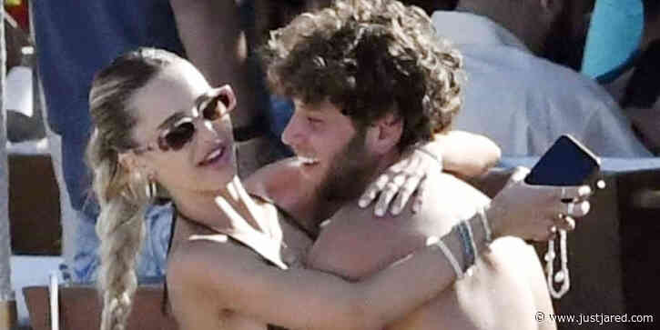 Delilah Belle Hamlin & Eyal Booker Pack on the PDA During Mykonos Getaway