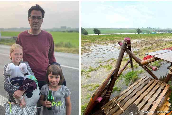 Onheil achtervolgt KSA: na zondvloed in Ardennen, overstroming op cadeauweide Dranouter