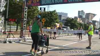 Woman tackles Twin Cities 5K with walker, 18 days after stroke
