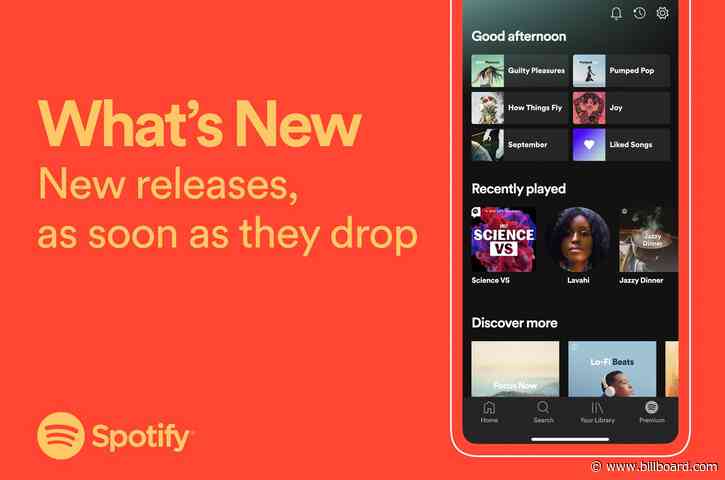 Spotify Will Make It Easer to Find ‘What’s New’ by Introducing Personalized New-Release Feed