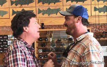 Tucker Carlson confronted at Montana fishing shop, called the 'worst human being'