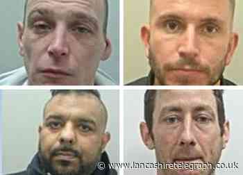 The 4 most wanted men in East Lancashire this week