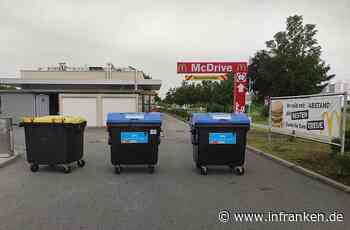 Bamberg: McDonald's mit Containern verrammelt - Restaurant erklärt die Aktion