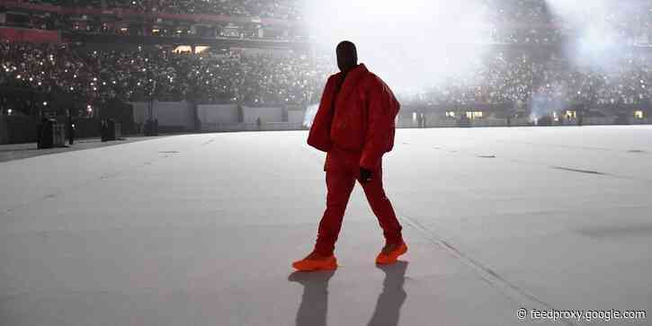 Kanye West has moved into a sports stadium in Atlanta while he finishes his next album