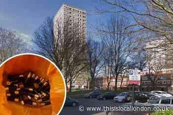 Shotgun cartridges found in ceiling on Battersea estate