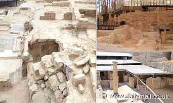 Roman rock-hewn 'dining room' discovered under 50 feet of earth in Turkey's 'House of the Muses' 