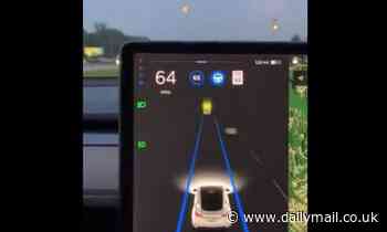 Tesla driver complains that the Autopilot system is mistaking the MOON for amber traffic lights