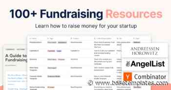 StartUp Fundraising Resources - 100+ resources that help you raise money