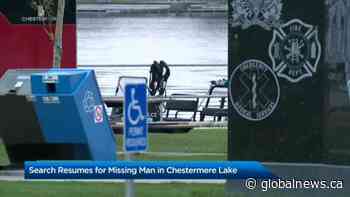 Potential drowning at Chestermere Lake