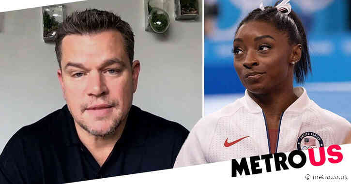 Matt Damon shares support for Simone Biles as she pulls out of Olympics: ‘We’re all with her’