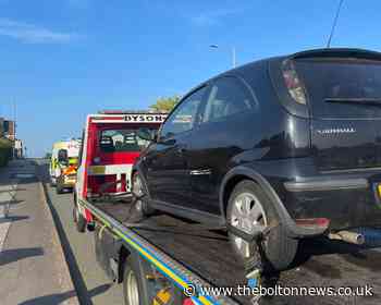 Bolton driver has Vauxhall Astra seized on Wigan Road, Deane - The Bolton News