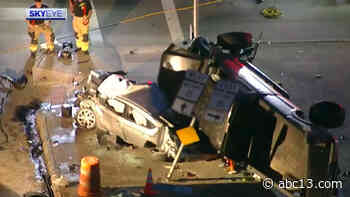 Houston traffic: Innocent man killed after speeding truck driver runs light near IAH, according to HPD - KTRK-TV