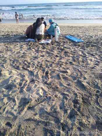 Caso de ahogamiento en playa Cerritos, subdelegación de Pescadero: paramédicos logran salvar la vida de una joven - Noticias La Paz