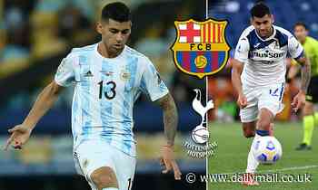 Barcelona 'ready to hijack Tottenham's £42m pursuit of Cristian Romero'
