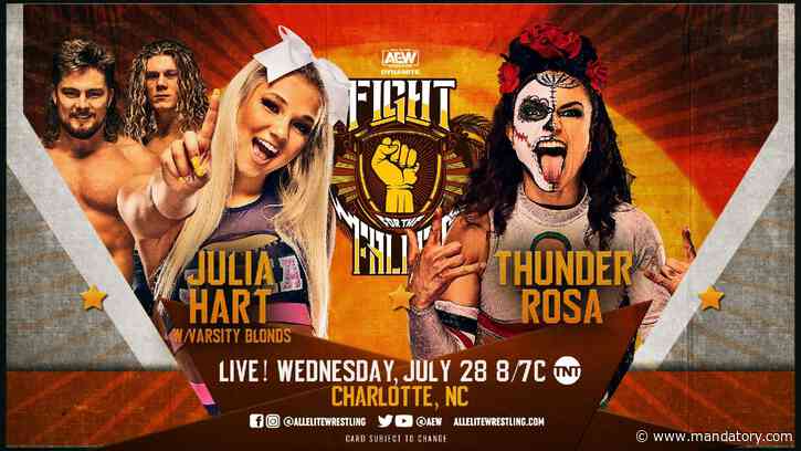 Thunder Rosa vs. Julia Hart Announced For AEW Dynamite: Fight For The Fallen, Updated Card