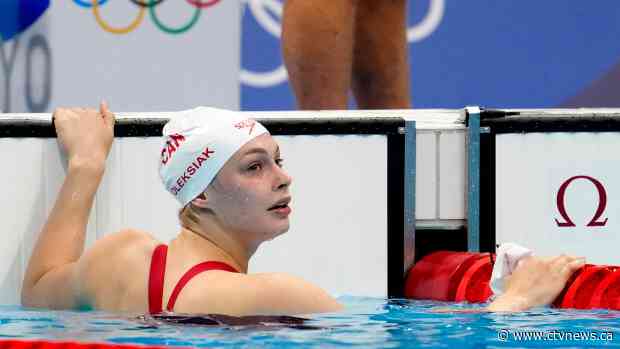 Penny Oleksiak becomes most decorated Canadian Summer Olympian after bronze finish in 200m freestyle