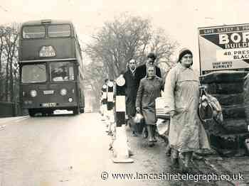 Passengers had to get off so bus could cross Blackburn bridge