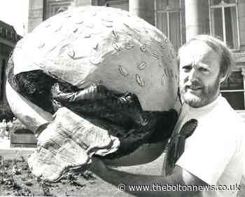 Green party unveiled giant talking burger in Bolton