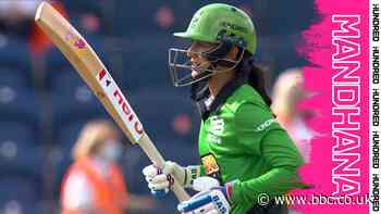 The Hundred - Welsh Fire v Southern Brave: Smriti Mandhana's best shots as she powers Brave to win